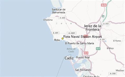 closest airport to rota naval base spain