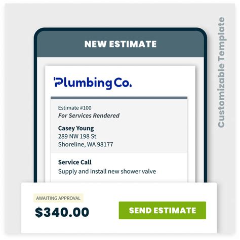 closest plumber estimate