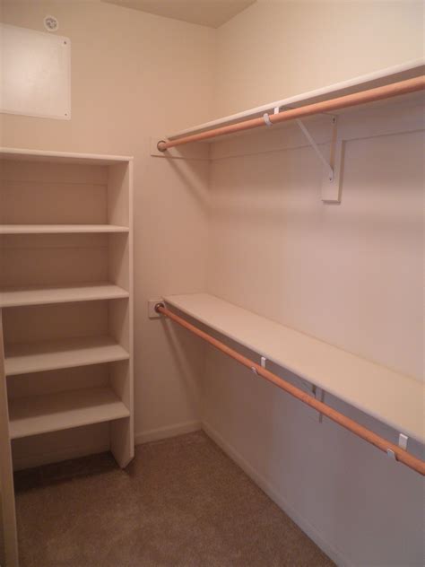 closet shelf and closet rod