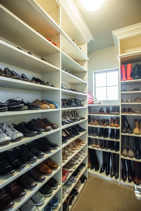 closet shoe shelving