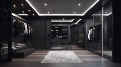 Closet Wallpaper Black