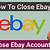 closing an ebay account