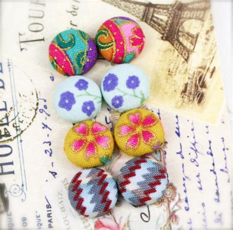 Cloth Earrings Studs