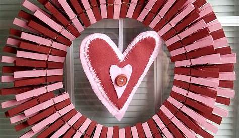 Clothes Pin Crafts For Valentines Day 41 Valentine's You Can Make Using Stuff Around The House