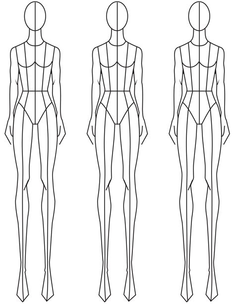 Clothes Drawing Template
