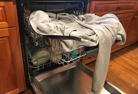 Clothes In Dishwasher