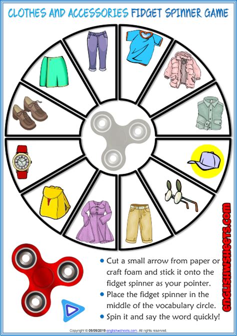 Clothes Spinner Game