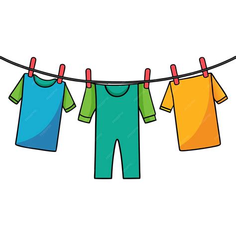 Clothesline Illustration
