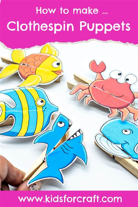 Clothespin Puppet Template Free