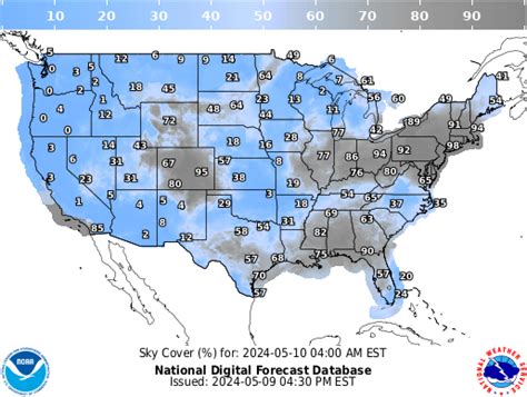 cloud cover radar forecast