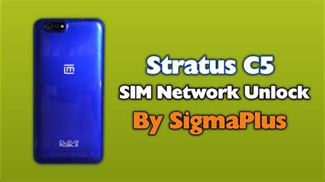 Cloud Mobile Stratus C5 Sim Unlock Code