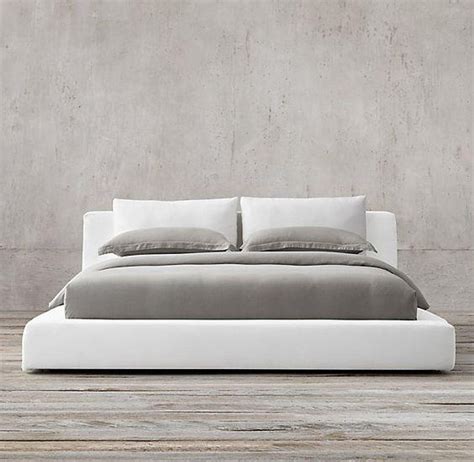 cloud slipcovered platform bed
