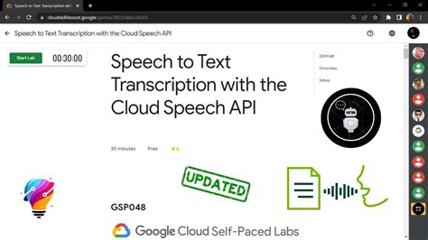 cloud speech to text api free
