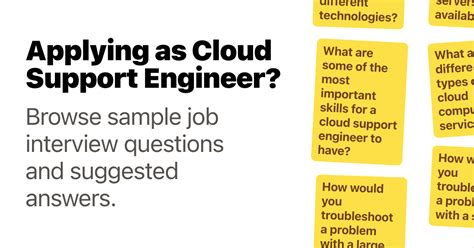 cloud support engineer interview questions