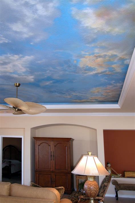 Cloud Wallpaper On Ceiling
