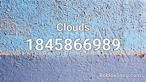 Clouds Roblox Id