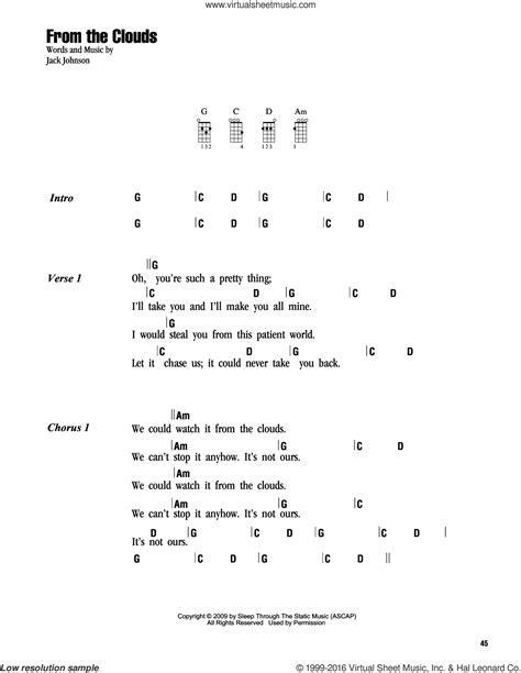 Clouds Uke Tabs