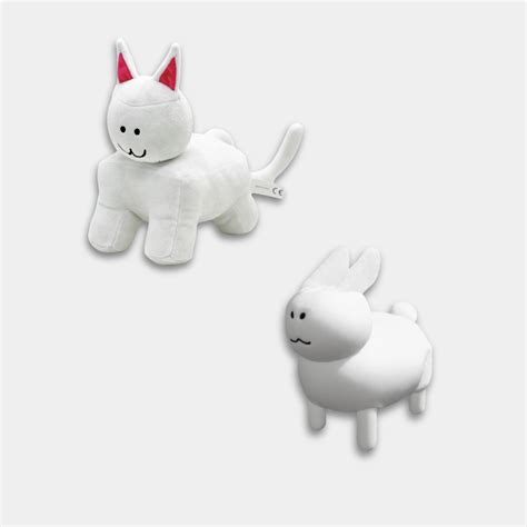 cloudy painting and cat plush - Roblox