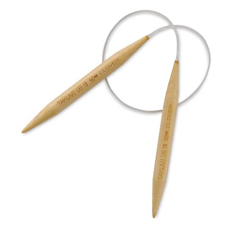 Clover Bamboo 16'' Circular Knitting Needle Size 10.5