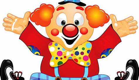 Cartoon Happy Clown. Vector Illustration of Clipart Clown 4642030