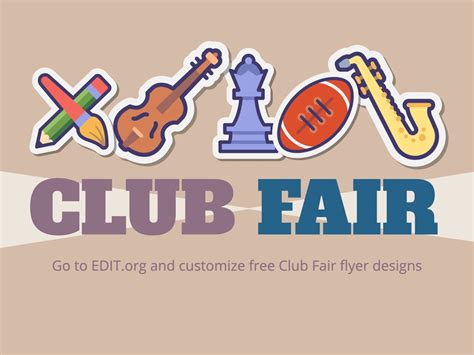club fair poster ideas