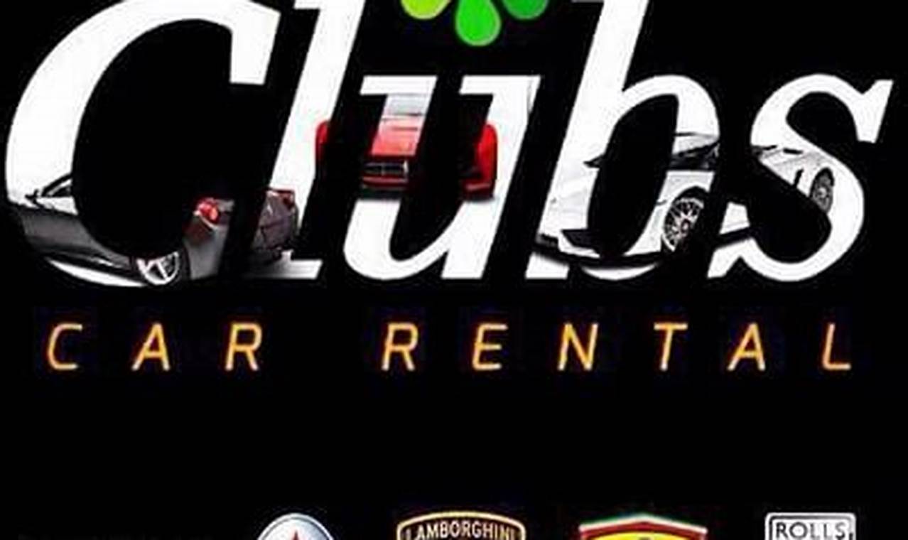 clubs car rental