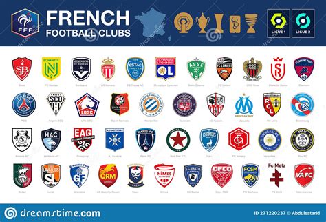 clubs ligue 1 france