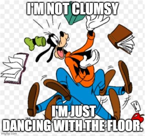 clumsy dancing with the floor