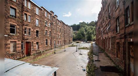 clune park estate in inverclyde scotland