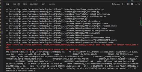 cmake error source directory does not appear
