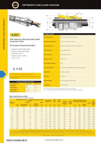 Cmp Cable Gland Catalogue