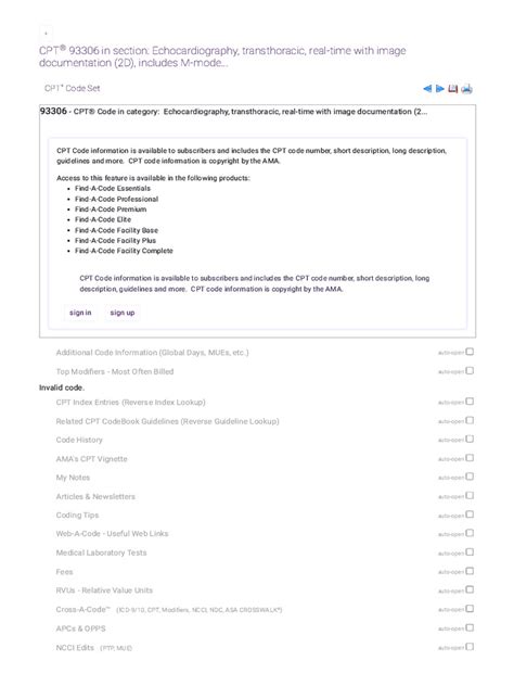 cms policy for cpt code 93306
