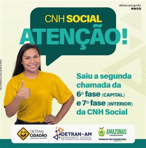 cnh social manaus 2 chamada