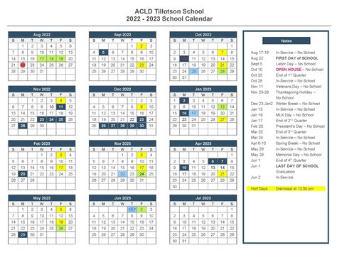 cnusd school calendar 2022-23