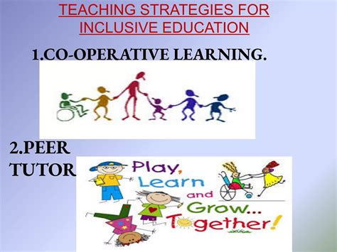 co teaching methods in inclusive education ppt
