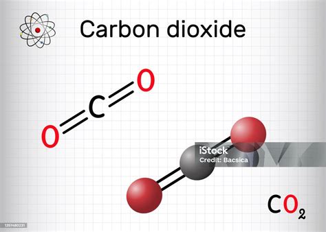 CO2 carbon dioxide molecule — Stock Vector © MariaShmitt 91896106