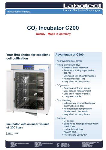 Co2 Incubator Pdf