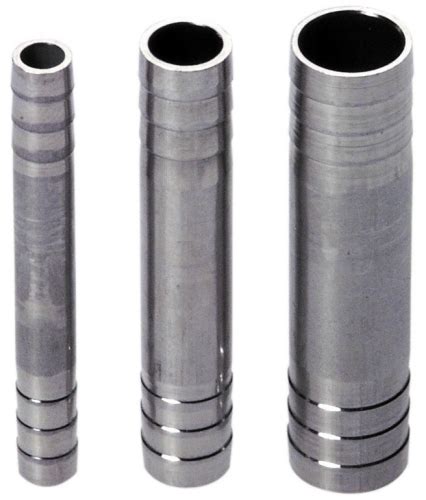 7mm DoppelBierschlauchtülle EdelstahlVerbinder für Bierschlauch Co2