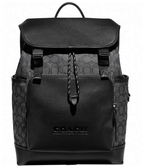 Coach Backpack Bag Black