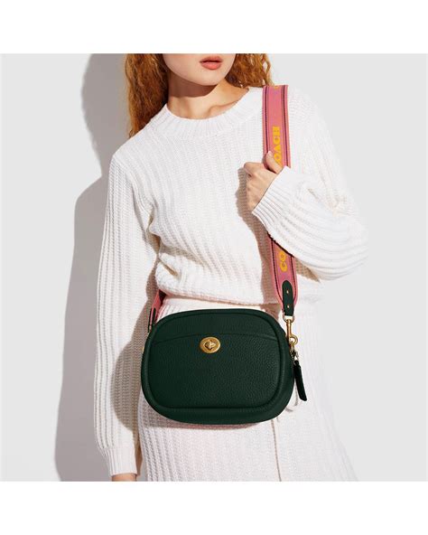 Coach Camera Bag Pebble