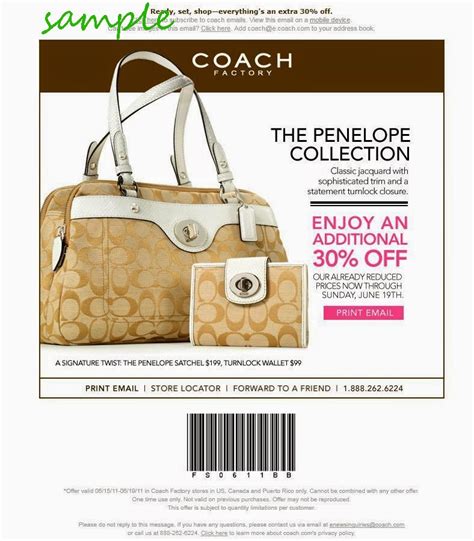 coach outlet coupons printable