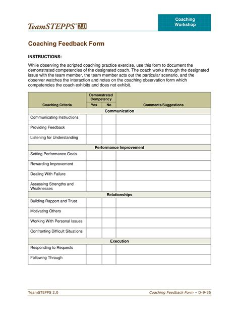 Free Coaching Tools, Forms & Resources The Coaching Tools