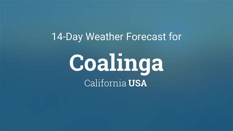 Coalinga Weather Forecast