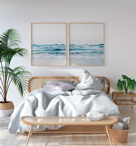 coastal artwork bedroom