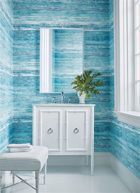 coastal bathroom wallpaper ideas