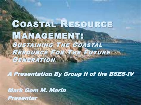 coastal resource management project