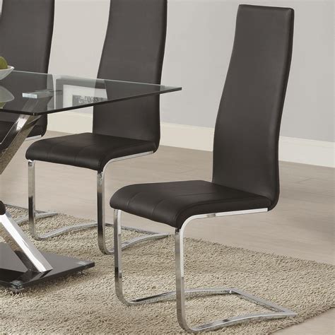 coaster contemporary style dining chairs