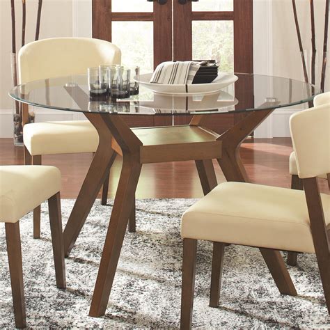 coaster furniture glass dining table
