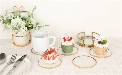 Coaster On Glass Table