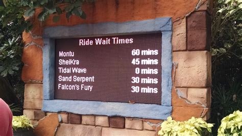 Coaster Queue Times